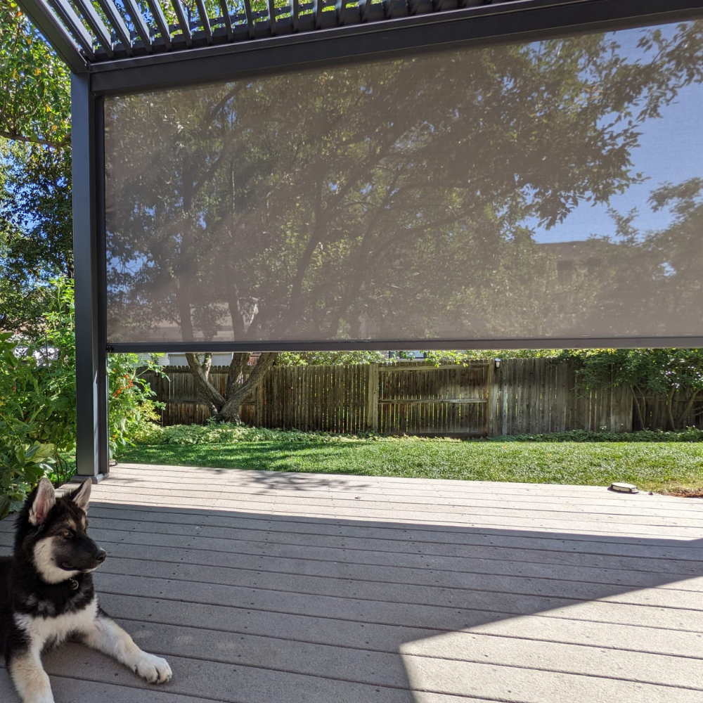 Wind-Resistant Screen - Villa Pergola at BON Pergola