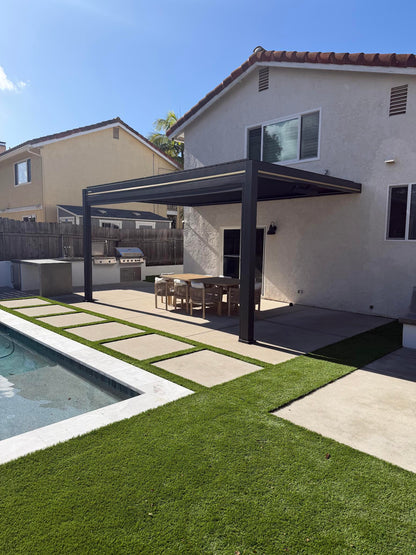 Villa Pergola 2.0 - Motorized Louver w/ Lighting
