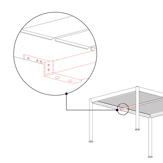 Fan Beam - Weatherproof Pergola