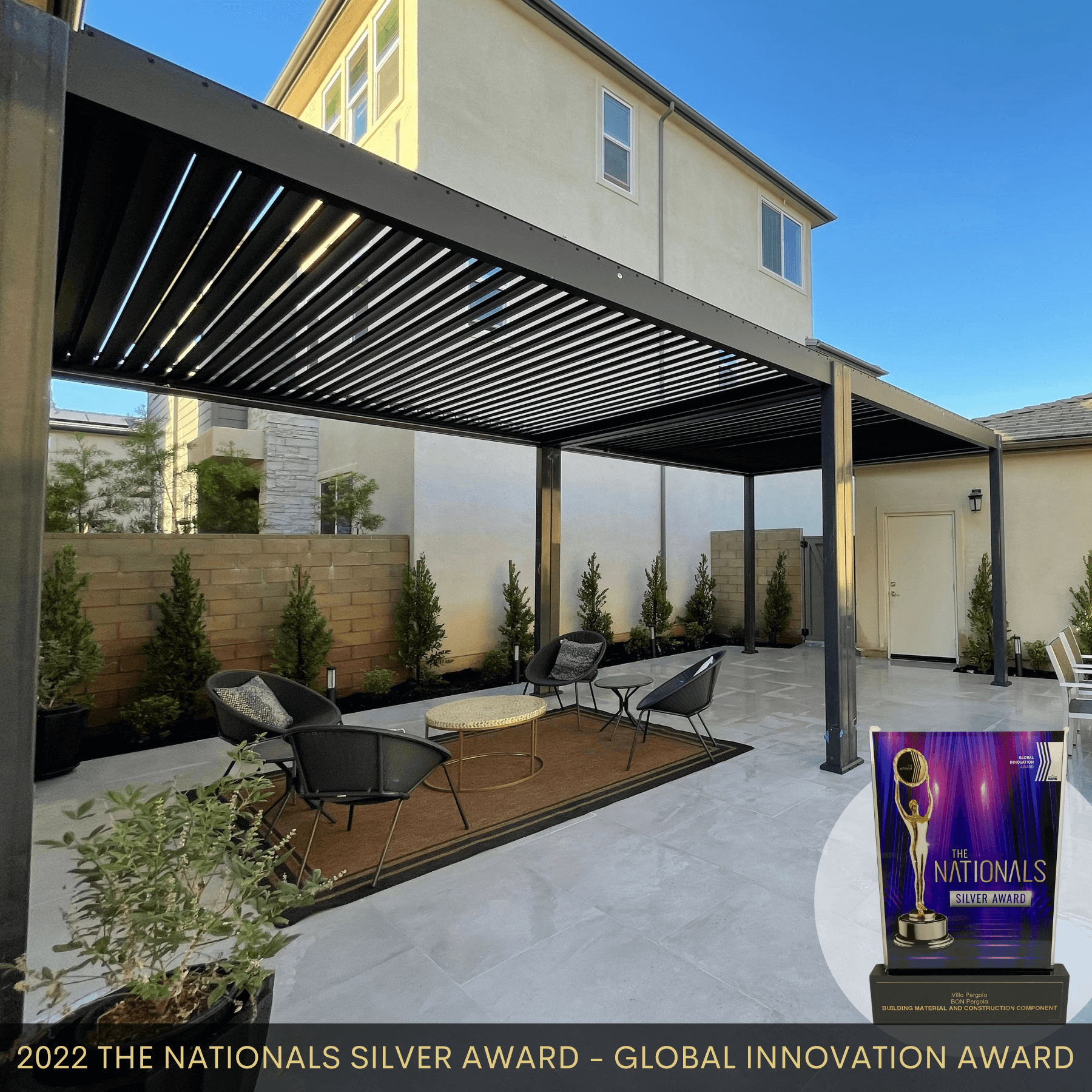 Bon Pergola - Shop Modern Motorized Louver Pergola Kits CA