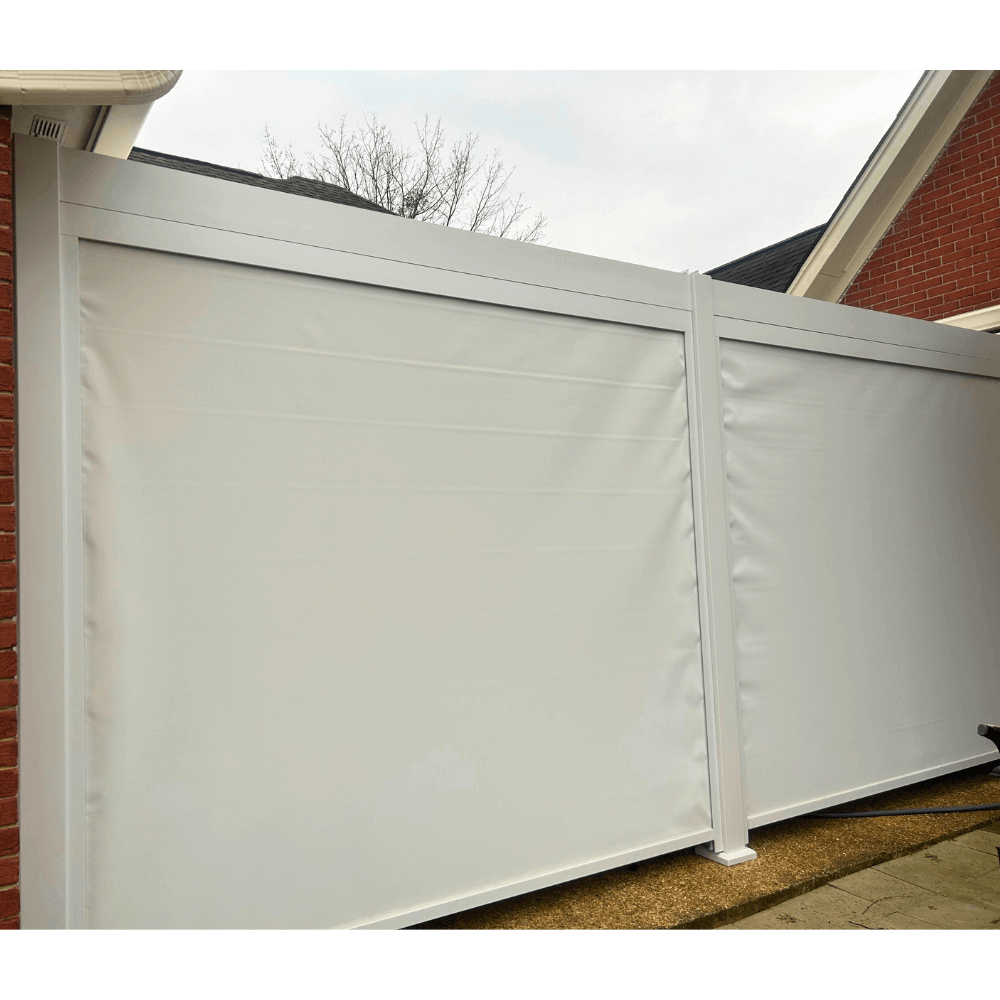The Bon Pergola Wind Resistant Screen nearly completely encloses the sides of the pergola, leaving only a small gap at the bottom. It provides wind resistance, sun protection, and a certain level of waterproofing, ensuring the pergola remains functional in various weather conditions.
