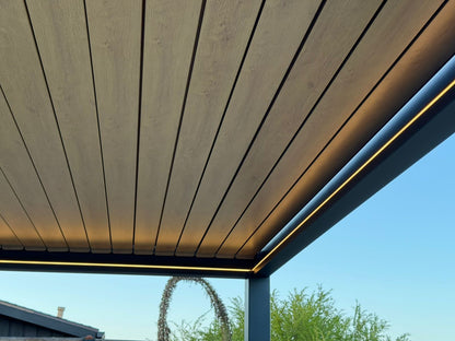 Villa Pergola 2.0 - Motorized Louver w/ Lighting