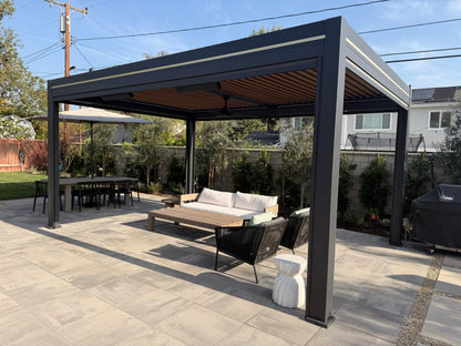 Villa Pergola 2.0 - Motorized Louver w/ Lighting
