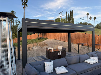 Villa Pergola 2.0 - Motorized Louver w/ Lighting