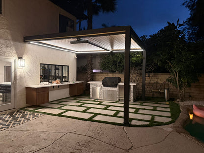 Villa Pergola 2.0 - Motorized Louver w/ Lighting