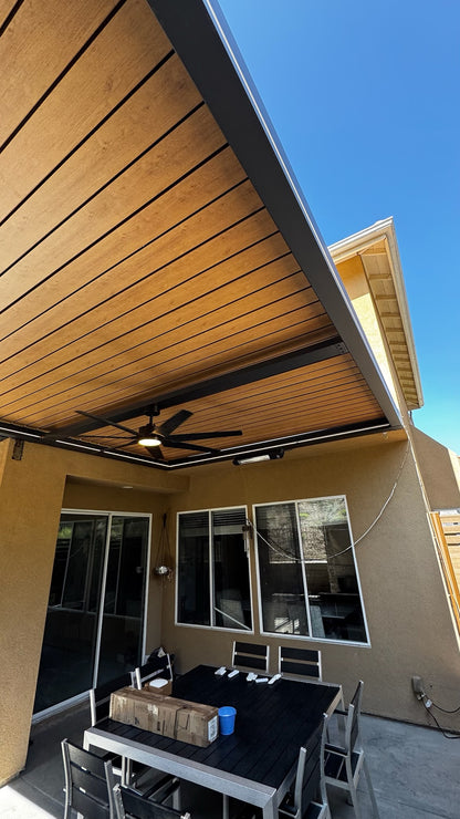 Villa Pergola 2.0 - Motorized Louver w/ Lighting