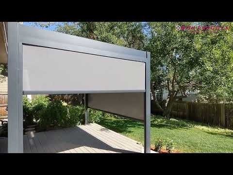 Villa Pergola - Motorized Louver W/ Edge Lighting